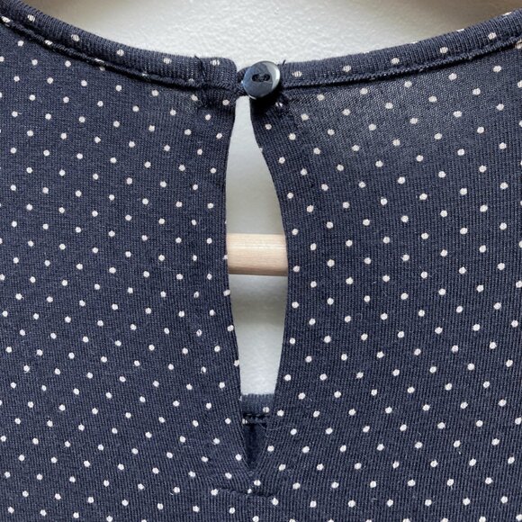 NWOT Gap Long Sleeve Maxi Polka Dot Dress - Picture 7 of 7